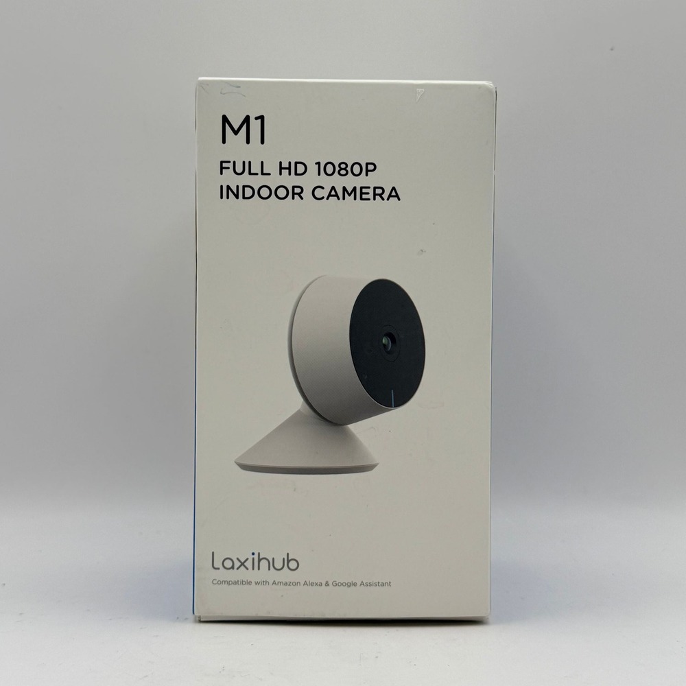Laxihub M1 Indoor Smart Camera 1080P WiFi Baby Pet Monitor Alexa Google Home